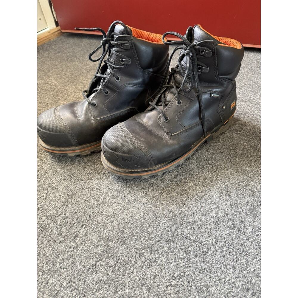 Timberland Pro Composite Toe Premium Boot Shoes for Men, Size 12 US Black